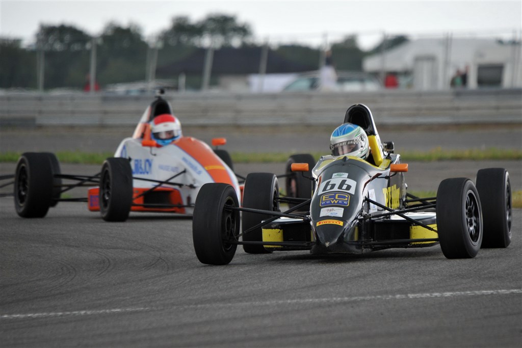 Christian Schandorff kørte sine hidtil bedste Formel Ford løb
(Foto: CF Racing)
